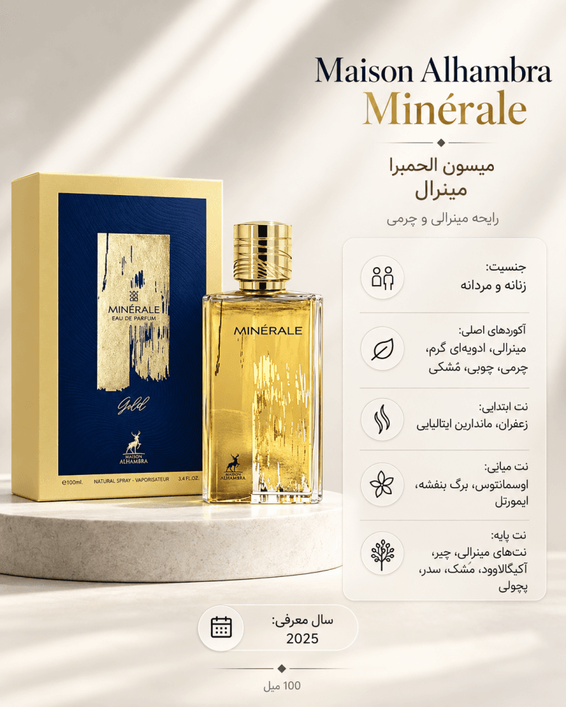 ادکلن یونیسکس الحمبرا Minérale