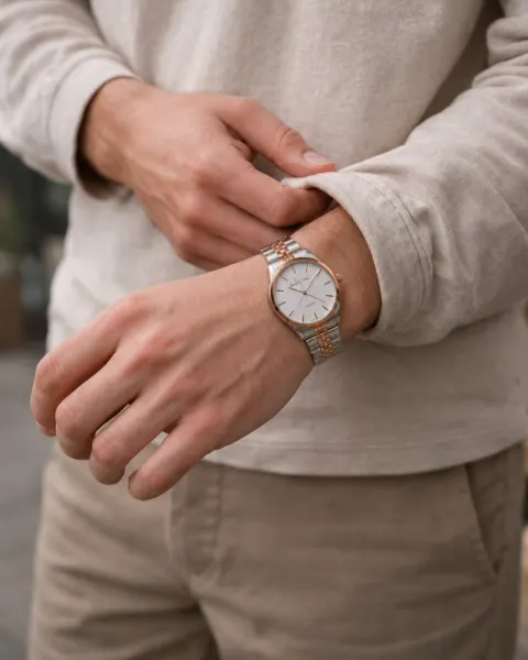 ساعت مردانه سوییس آرت 920179Sr1600 رنگ استیل رزگلد