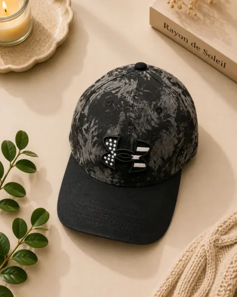 کلاه نقاب مخمل پوست ماری UNDER ARMOUR رنگ سفید مشکی