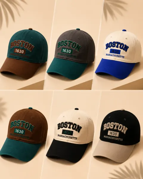 کلاه بیسبالی boston 1630 کتان
