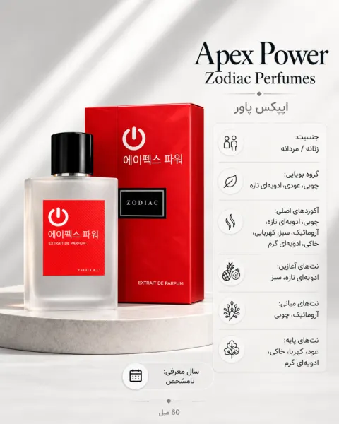 ادکلن یونیسکس زودیاک Apex Power