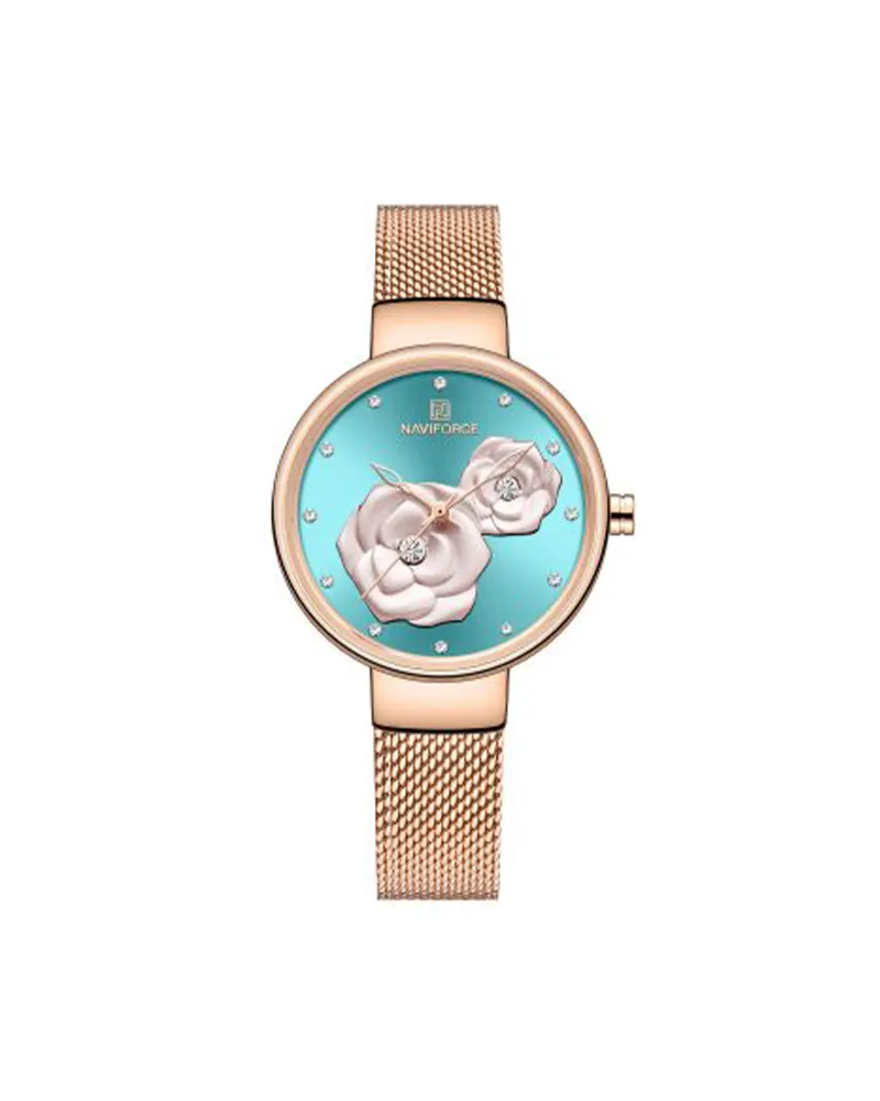 ساعت مچی بند استیل زنانه نیوی فورس 5013 - تصویر 2