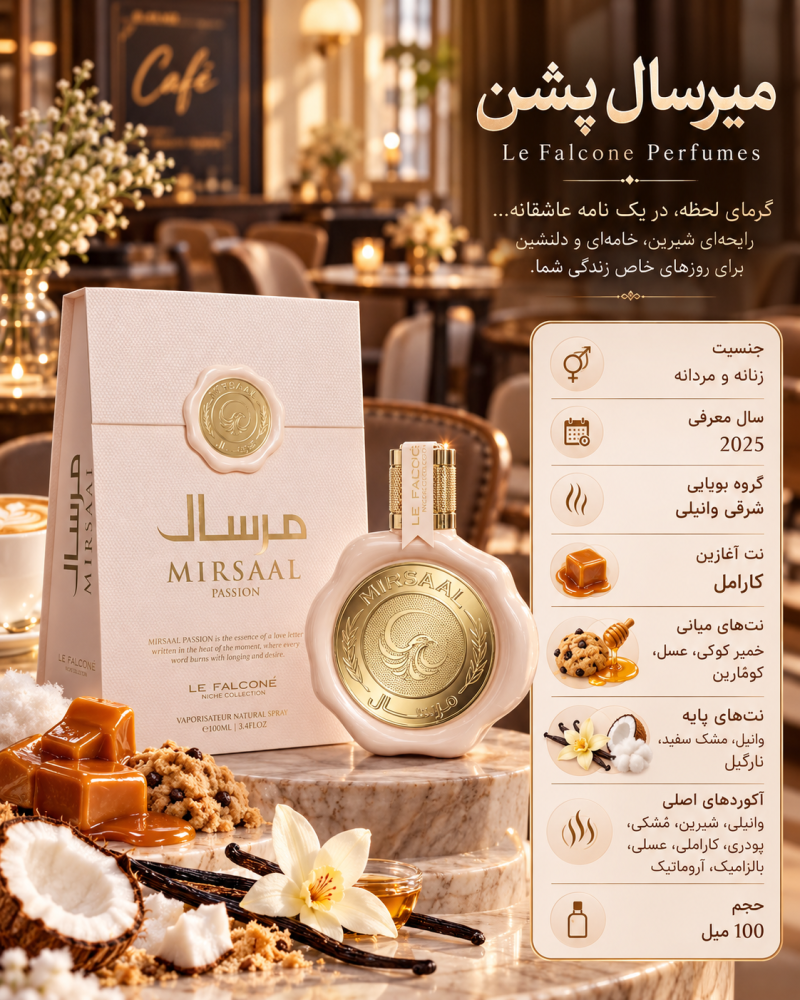 ادکلن یونیسکس فالکون Mirsaal Passion
